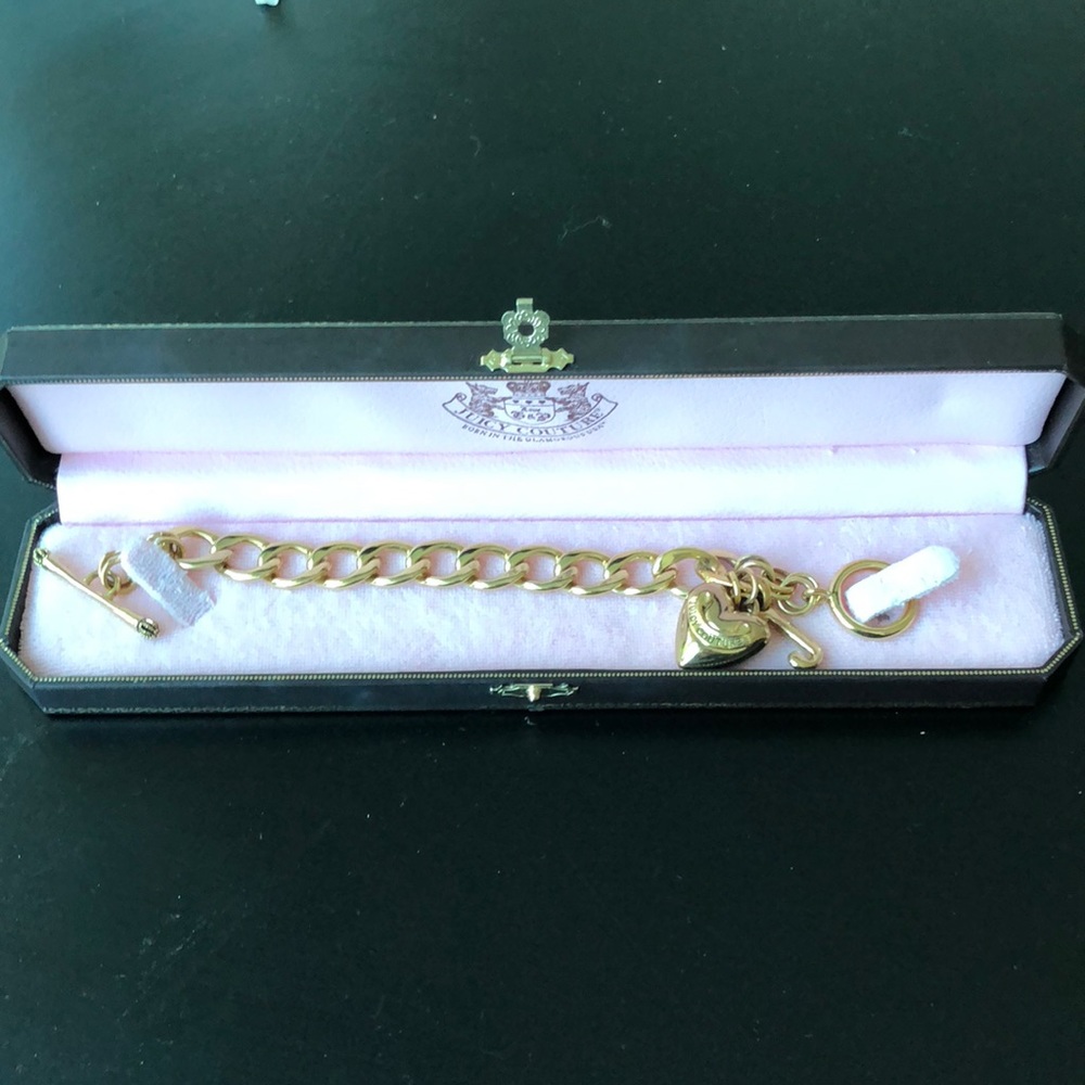 Juicy Couture gold bracelet.